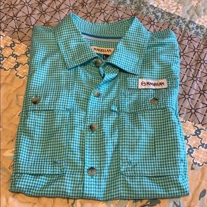 Boy’s Magellan Outdoors Turquoise Fishing Shirt